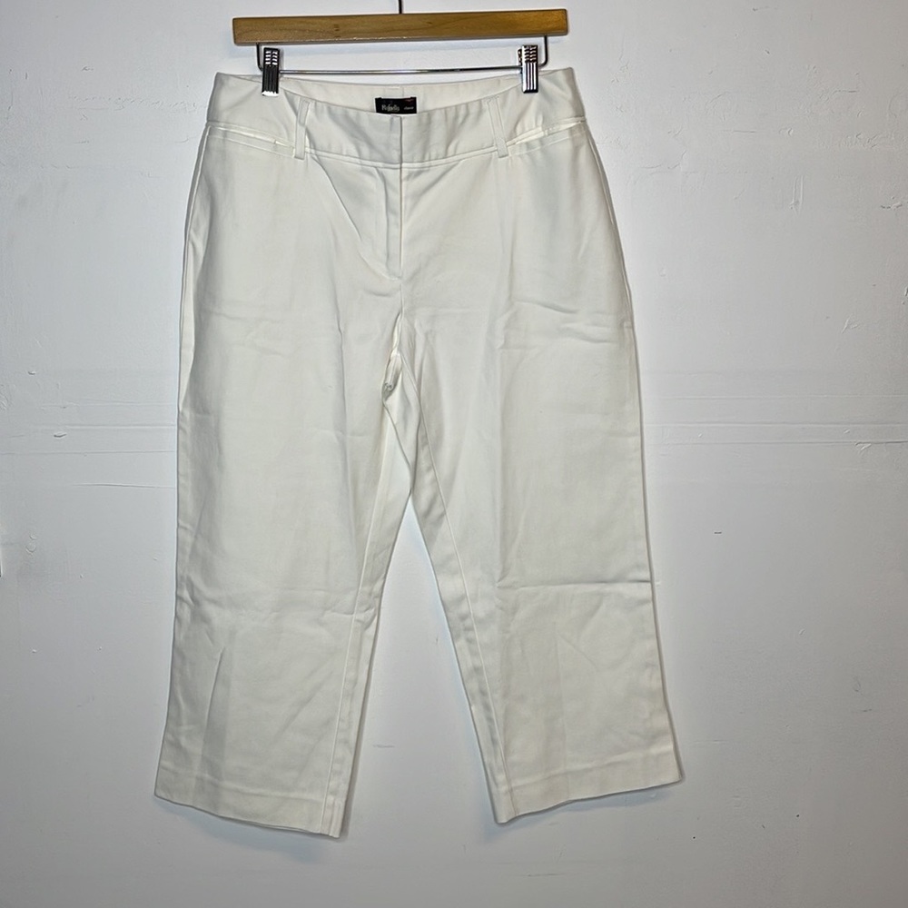 Rafaella White Classic Cropped
Pants